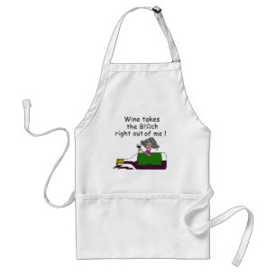 Wine Mellows Me Standard Apron