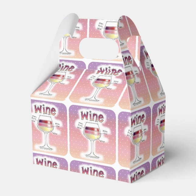 WINE, MORE WINE, EVEN MORE WINE FAVOR BOX (Back Side)