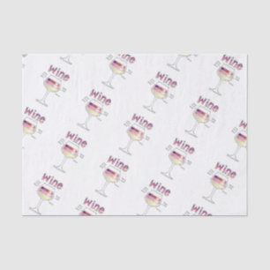 WINE, MORE WINE, EVEN MORE WINE TISSUE PAPER