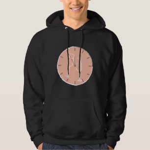Wine O Clock White Glass No Text Hoodie