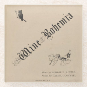 Wine of Bohemia - Glass Coaster