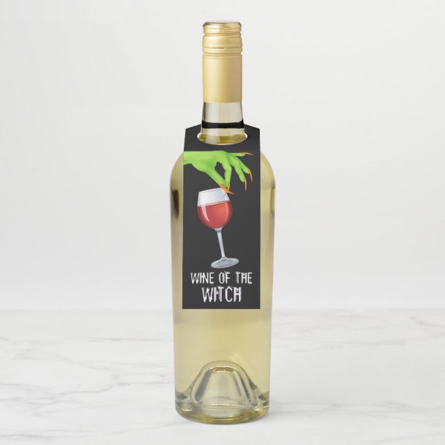 Wine of the Witch - See Back ... Bottle Tag (On Bottle)