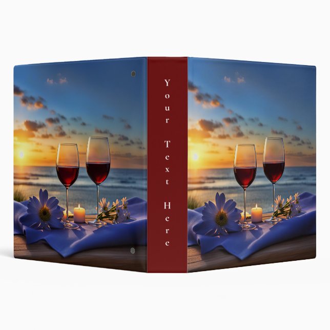 Wine on the Beach  Binder (Background)