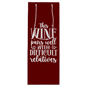 Wine Pairs Well Gift Bag