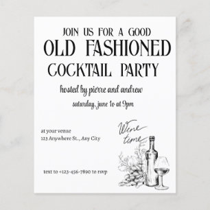 WINE PARTY FLYER