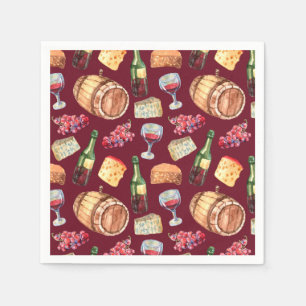Wine Pattern Napkin