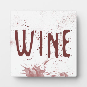 Wine Plaque