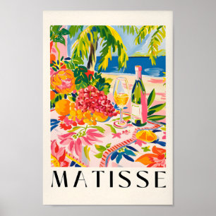 Wine Poster, Dopamine Decor, Coastal Cowgirl Print