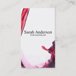 Wine Pour   Splash II Business Card