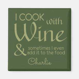 Wine Quote custom name magnet