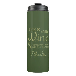 Wine Quote custom name tumbler