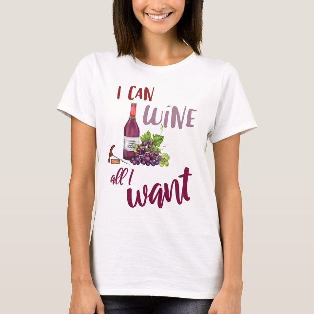 WINE QUOTE  T-Shirt (Front)