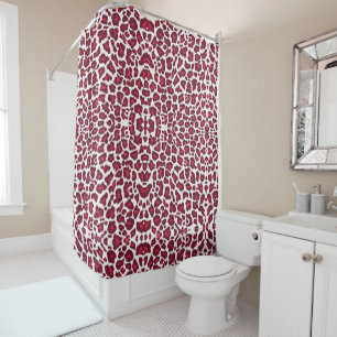 Wine Red Leopard Pattern