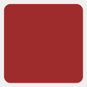 Wine red maroon square sticker