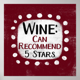 Wine Review 5 Etoiles Poster Wall Art