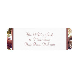 Wine Rose Return Address