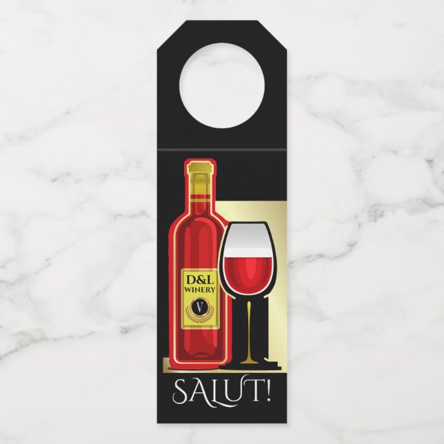 Wine - See Back - Bottle Tag (Front)