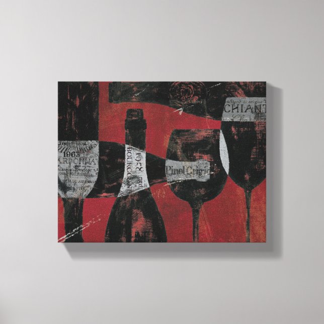 Wine Selection Canvas Print (Front)