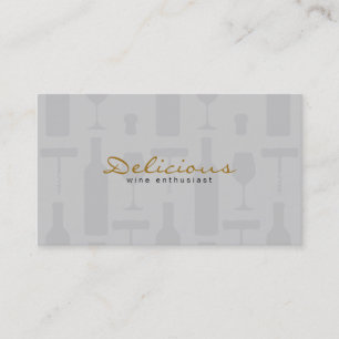 Wine Set Business Card