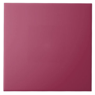 Wine Solid Colour Tile