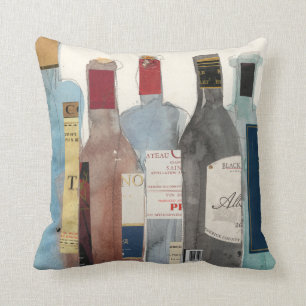 Wine & Spirits Throw Pillow