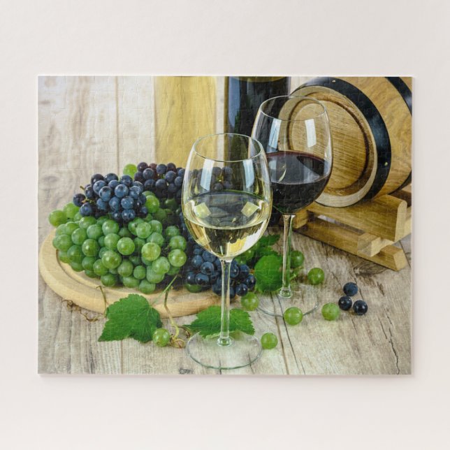 Wine Still Life Jigsaw Puzzle (Horizontal)