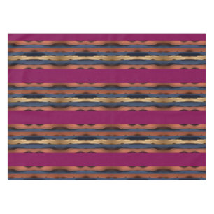 Wine striped  tablecloth
