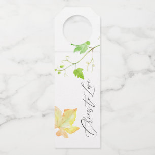 Wine Tasting Cheers to Love Bottle Tag