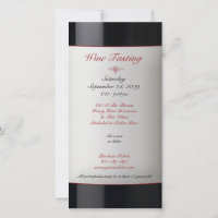 Wine Tasting Event Invitation