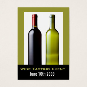 Wine Tasting Event Mini Invite Cards