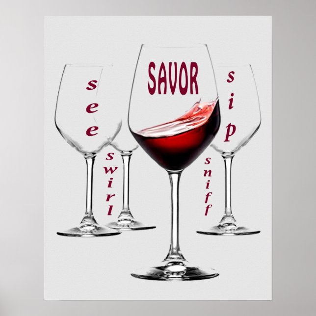 Wine Tasting Five S Poster (Front)