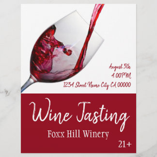 Wine Tasting Flyer