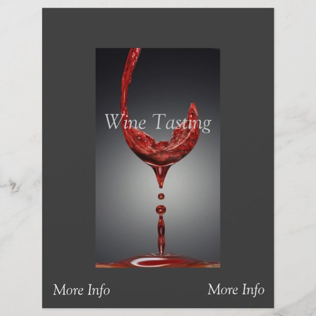 Wine Tasting Flyer (Front)