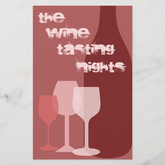 Wine tasting flyer (Front)