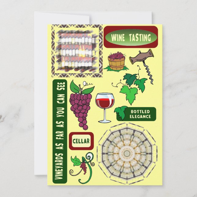 Wine tasting invitation (Front)