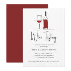 Wine Tasting Modern Line Drawing Red Vino