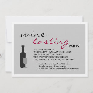 Wine Tasting Party Invitation