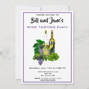 Wine Tasting Party Invitation