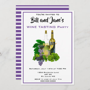 Wine Tasting  Party Invitation