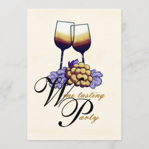 Wine Tasting Party Invitation