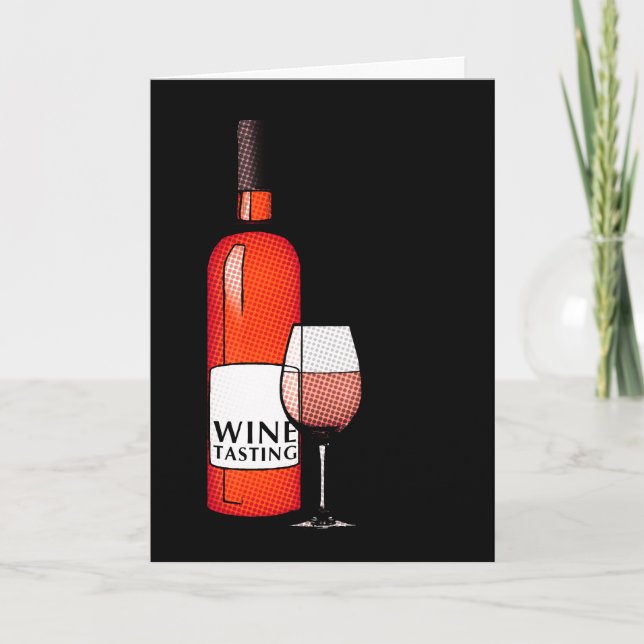 wine tasting party invitations (Front)