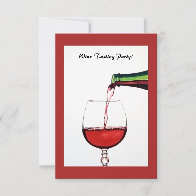 Wine Tasting Party Invite (Front)