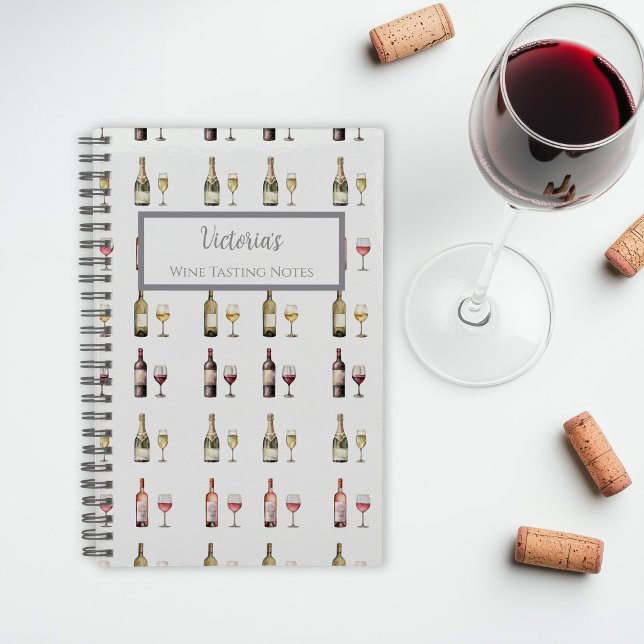 Wine Tasting Personalized Notebook (Wine Tasting Notebook)