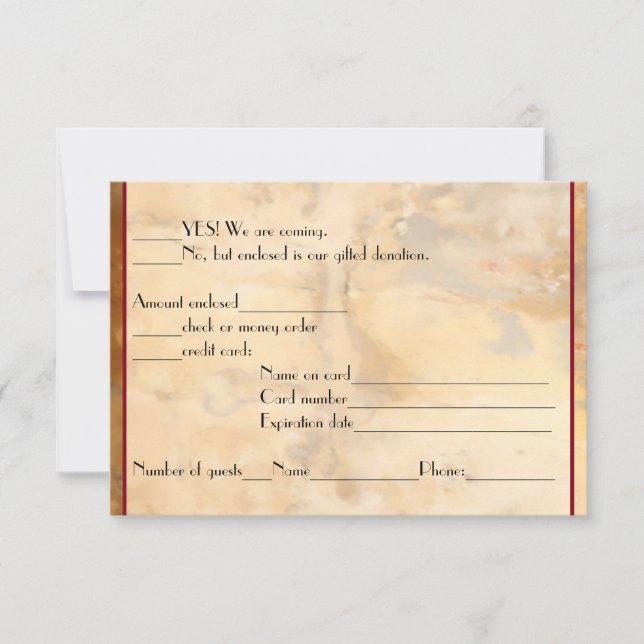 Wine Tasting RSVP reply- (Front)