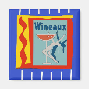 Wine, Thanks, edit text Magnet