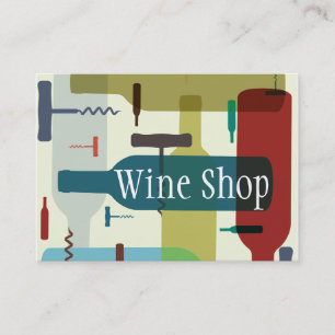 Wine themed business card