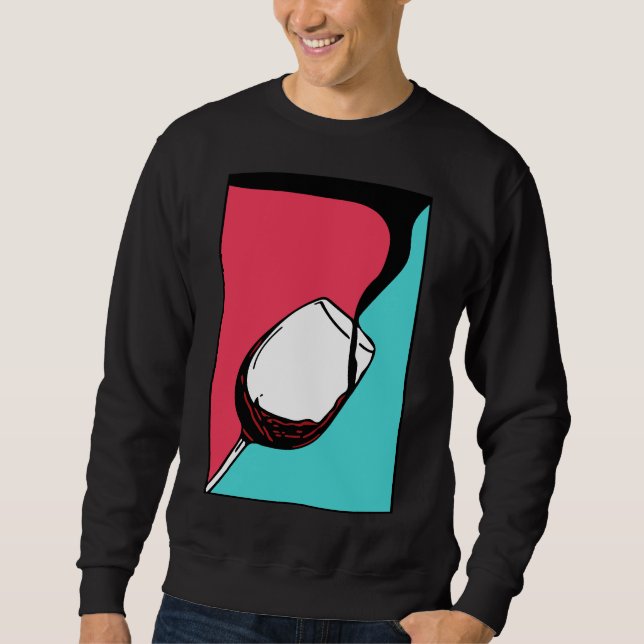 Wine Time  65 Sweatshirt (Front)