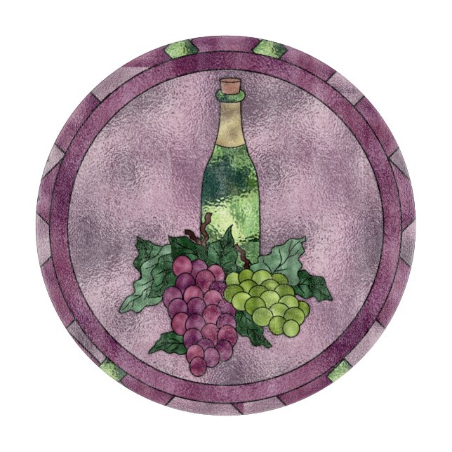 Wine Time Cutting Board (Front)