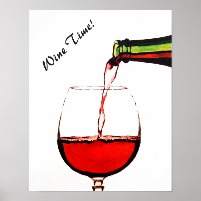 Wine Time Poster (Front)