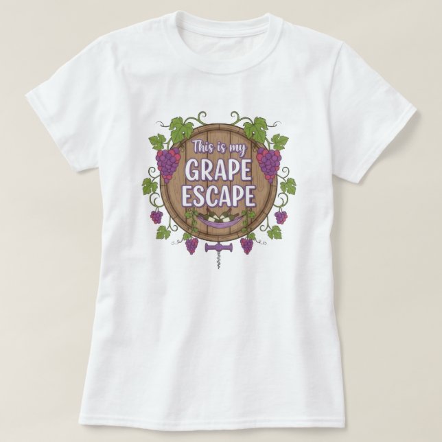 Wine Time T-Shirt (Design Front)